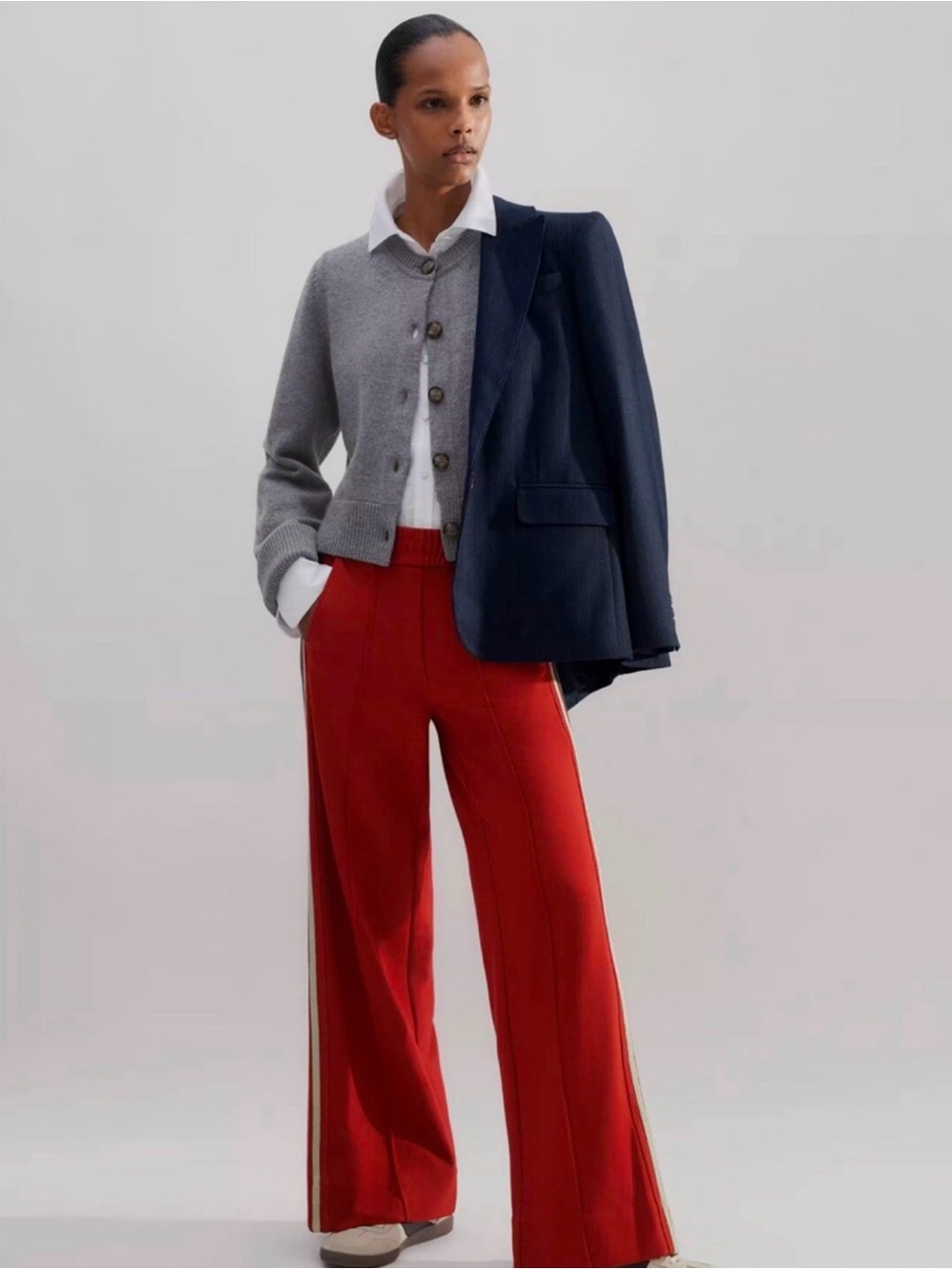 ME+EM the ultimate convertible side stripe track pants size 4
